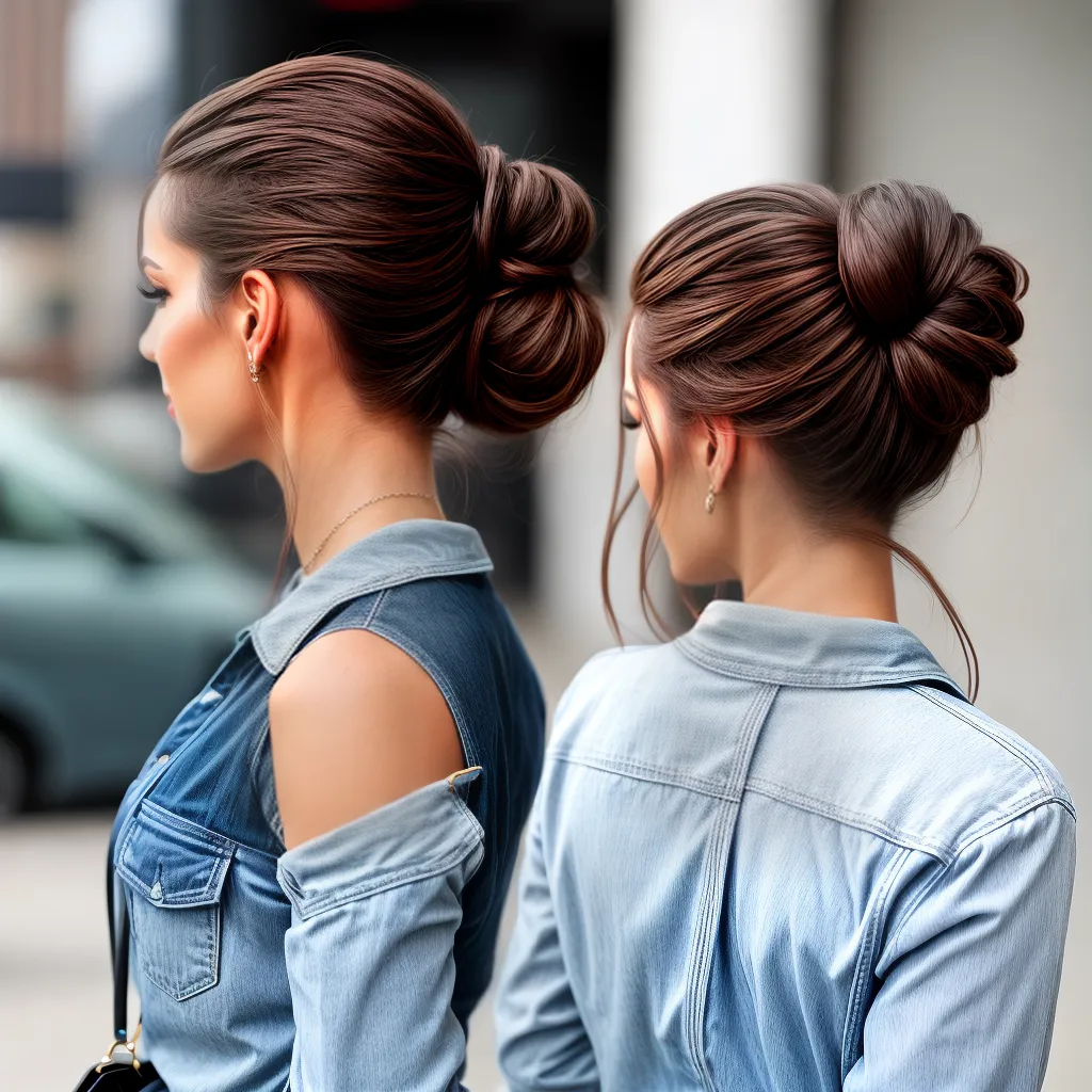 penteado baixo trabalho