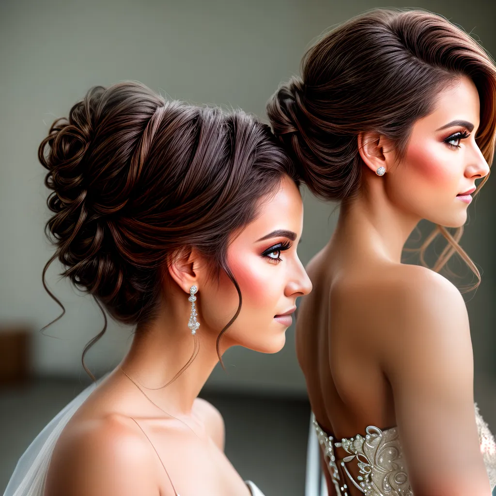 noiva penteado romantico
