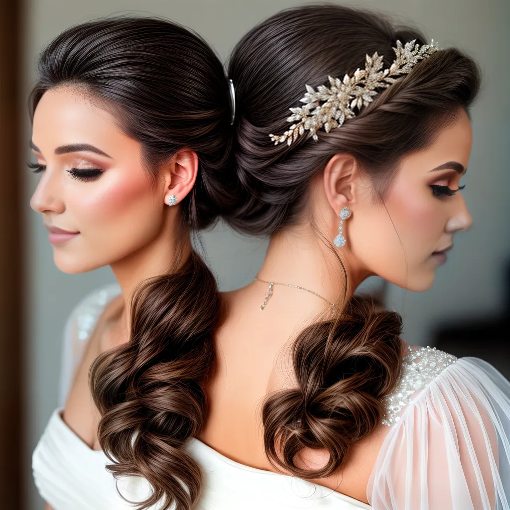 noiva penteado romantico elegante