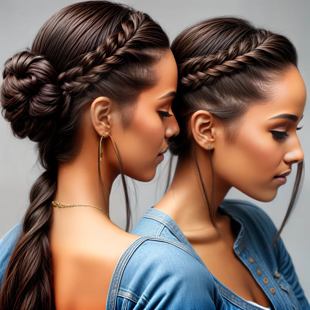cabelo trancado mulher variedade penteados