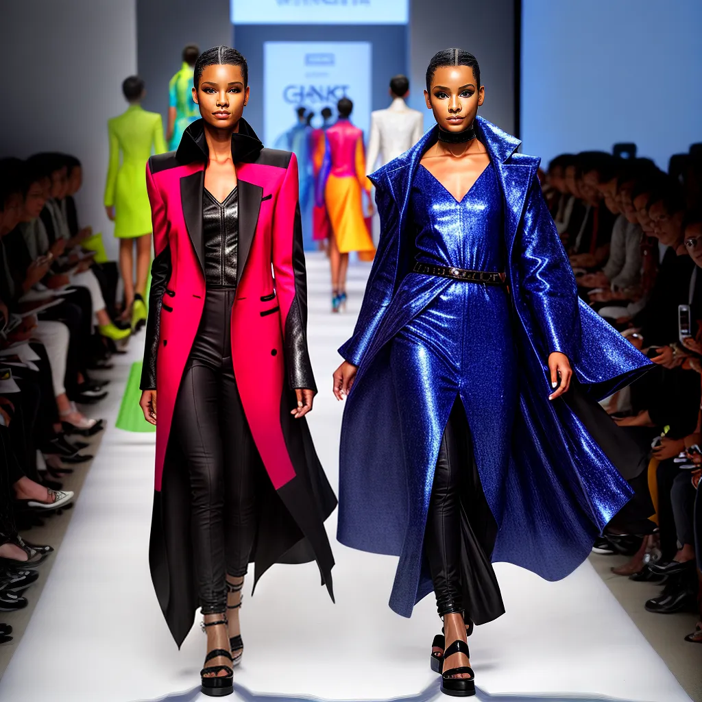 passarela futurista moda sustentavel