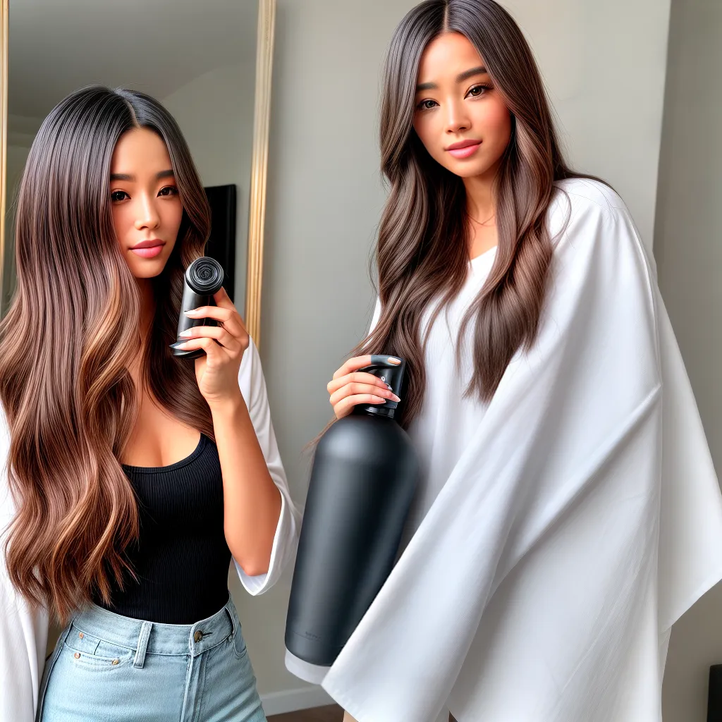 cabelo oleoso cabelo seco mulher