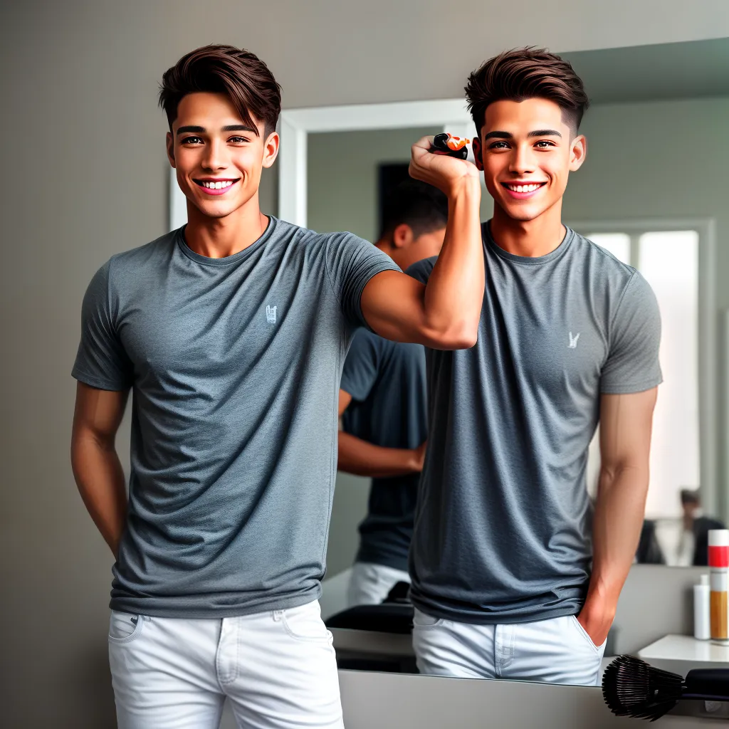 homem estilo cabelo pente produto