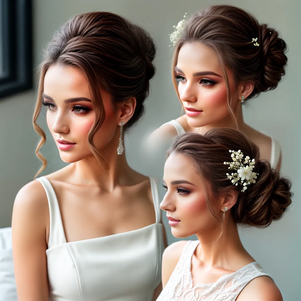 cabelo mulher bun flores cabelo mulher bun flores