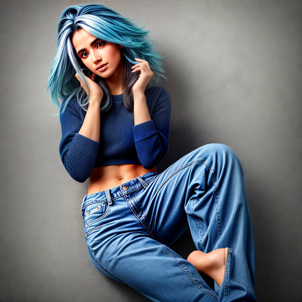 mulher cabelos soltos look casual
