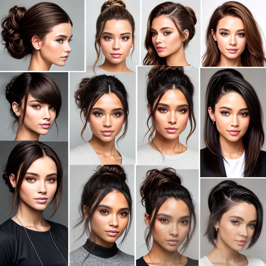 penteados cabelo espessura diferentes