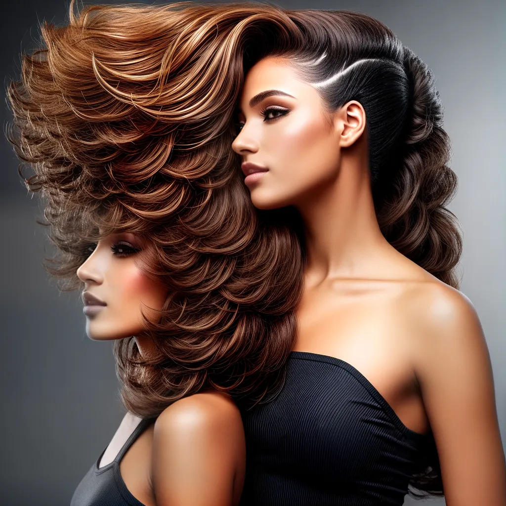 penteados modelo coque rabo cavalo ondas