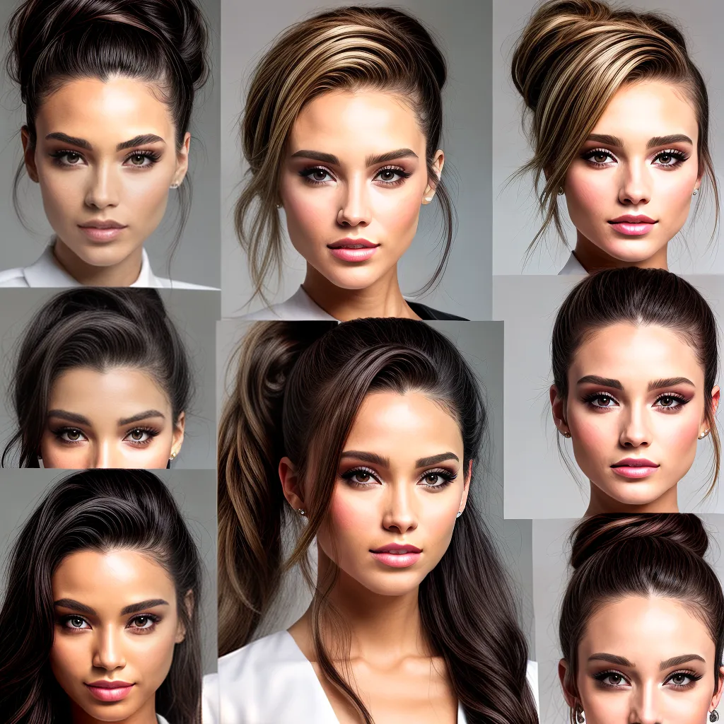 penteados diferentes espessura cabelo