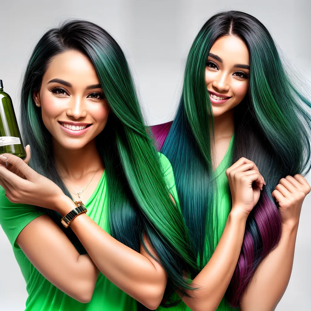 mulher cabelo verde saudavel shampoo condicionador mulher cabelo verde saudavel shampoo condicionador