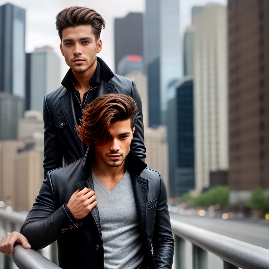 homem estiloso cabelo cidade tendencias homem estiloso cabelo cidade tendencias