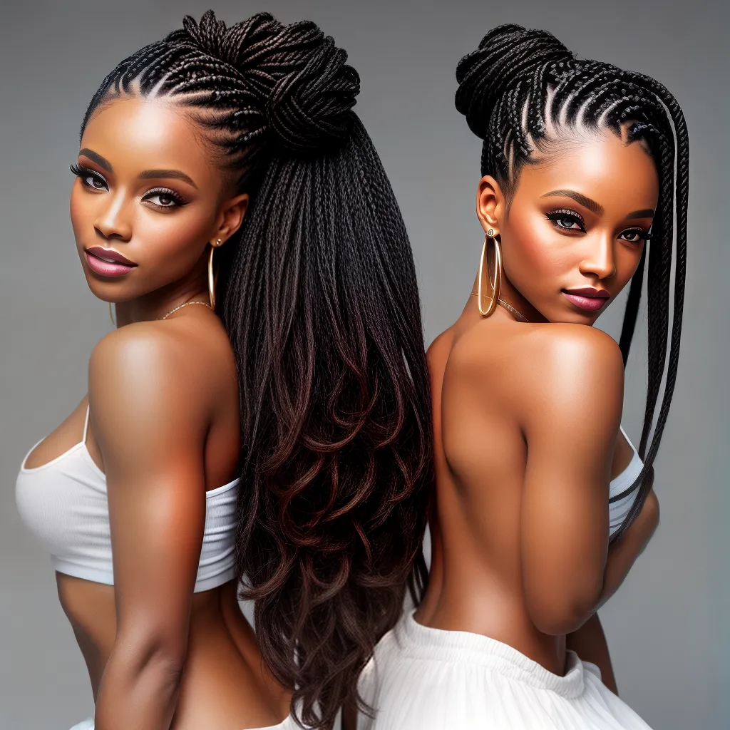 mulher cabelo trancas estilosas 1 mulher cabelo trancas estilosas 1