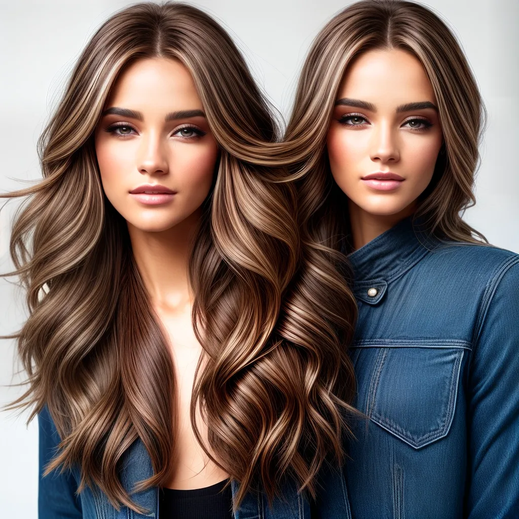 cabelo destaques luzes brilhante