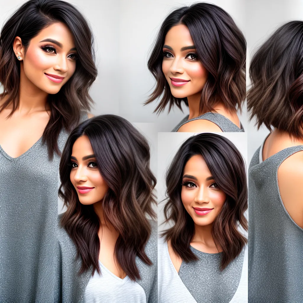 mulher sorriso cabelo medio penteados mulher sorriso cabelo medio penteados