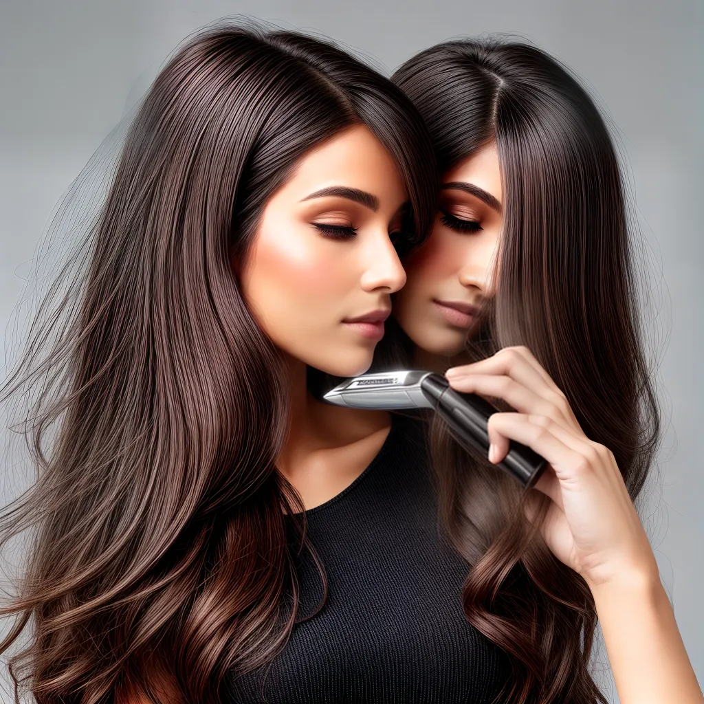 mulher cabelo espelho acessorios estilo