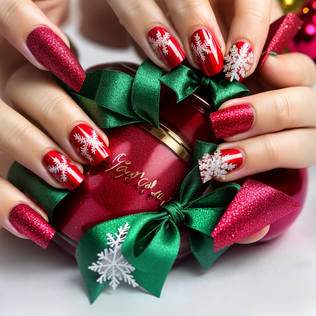 unhas natal ano novo brilho unhas natal ano novo brilho