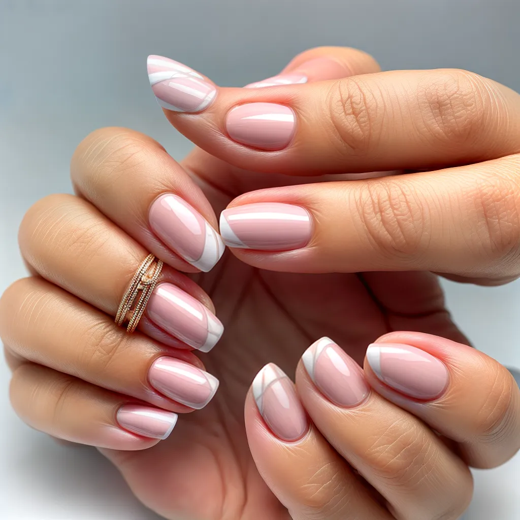 unhas francesinha moderna variacoes