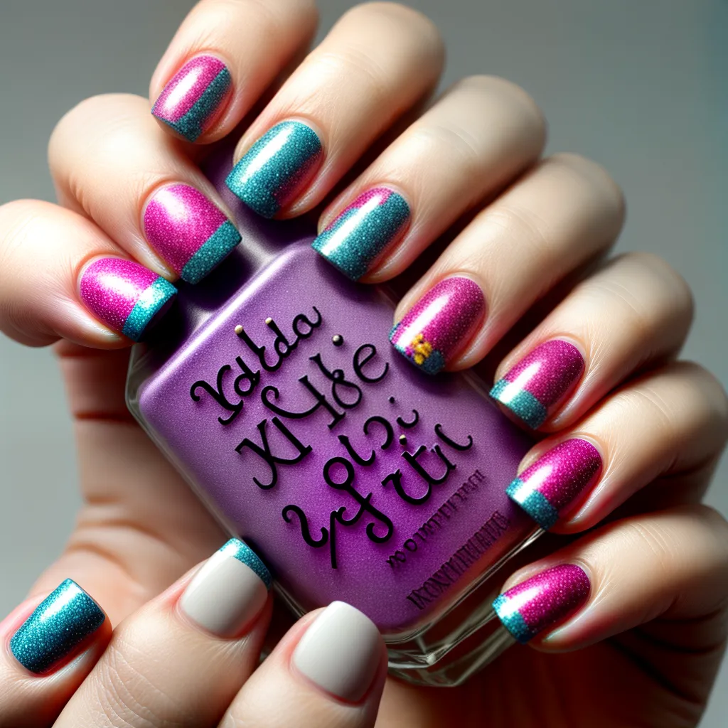 unhas decoradas estampagem arte 1