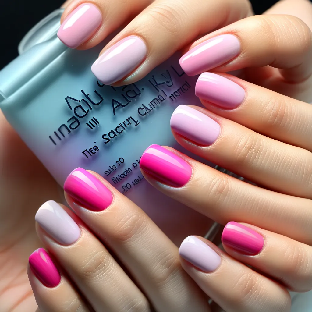 unhas degrade pastel vibrante 1