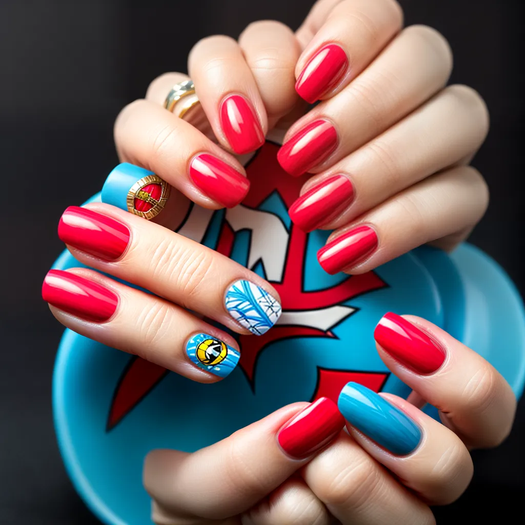 unhas superherois design criativo 1 unhas superherois design criativo 1