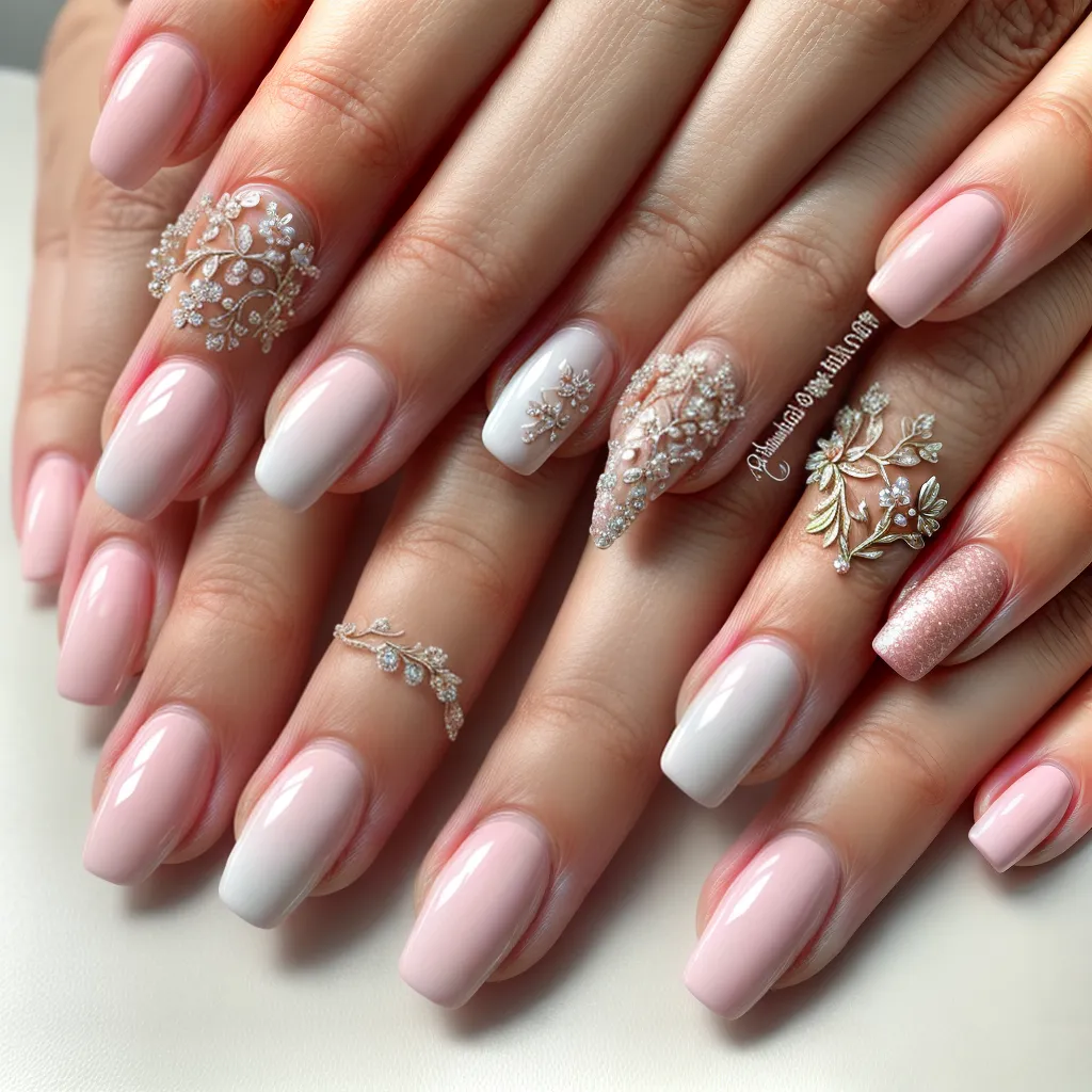 unhas vintage floral delicadas unhas vintage floral delicadas