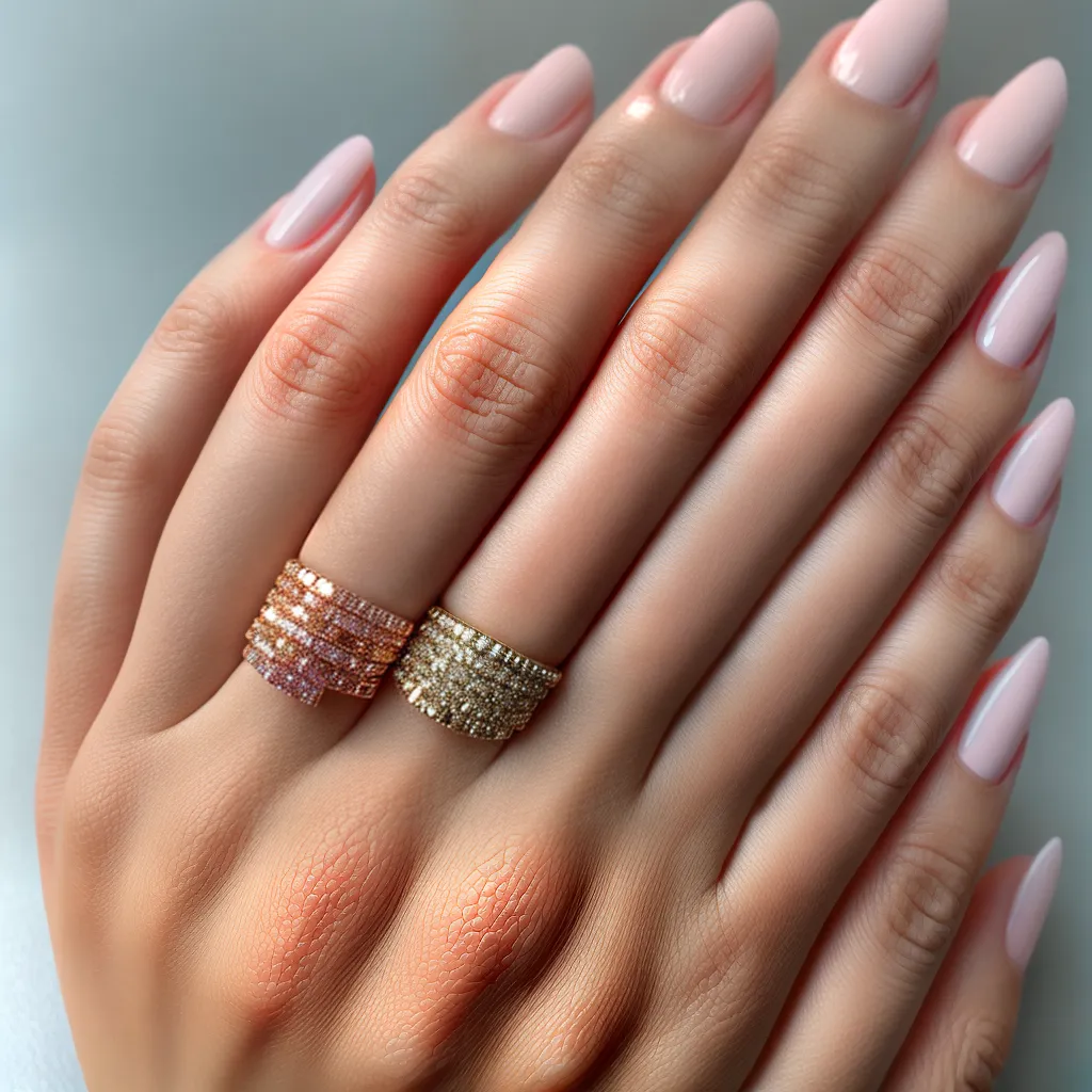 unhas texturas metalico veludo 3d