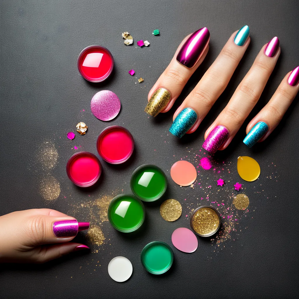 unhas arte texturas criativas