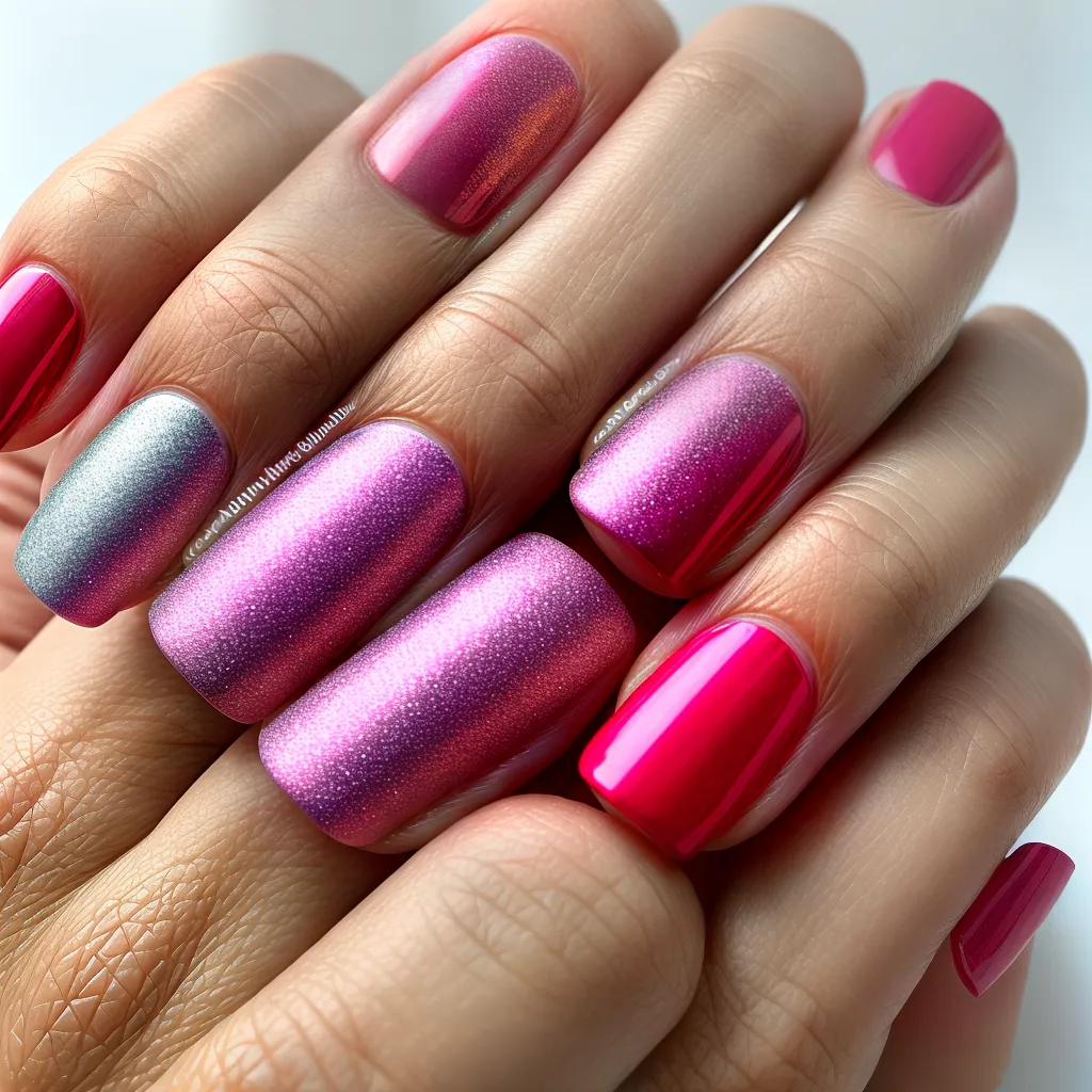unhas artisticas texturas contraste