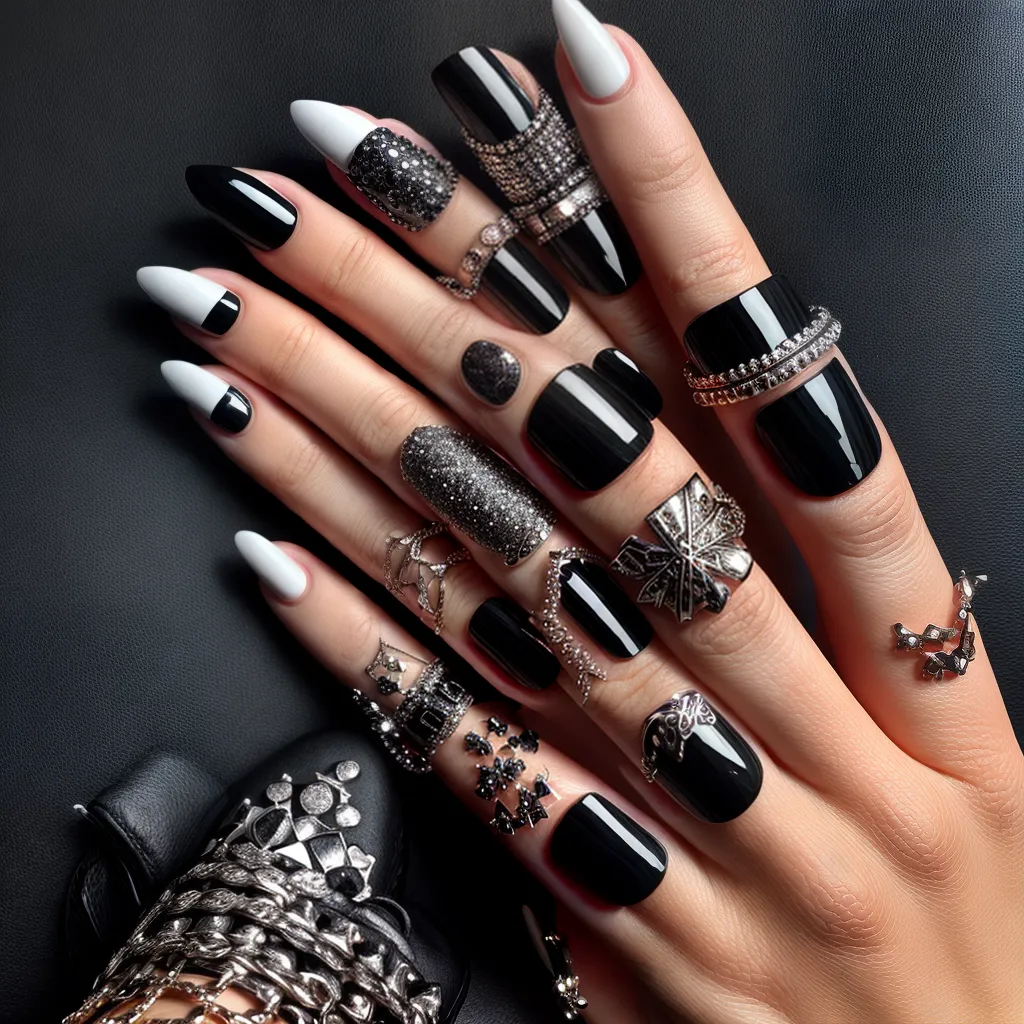 unhas punk estilo rebelde unhas punk estilo rebelde