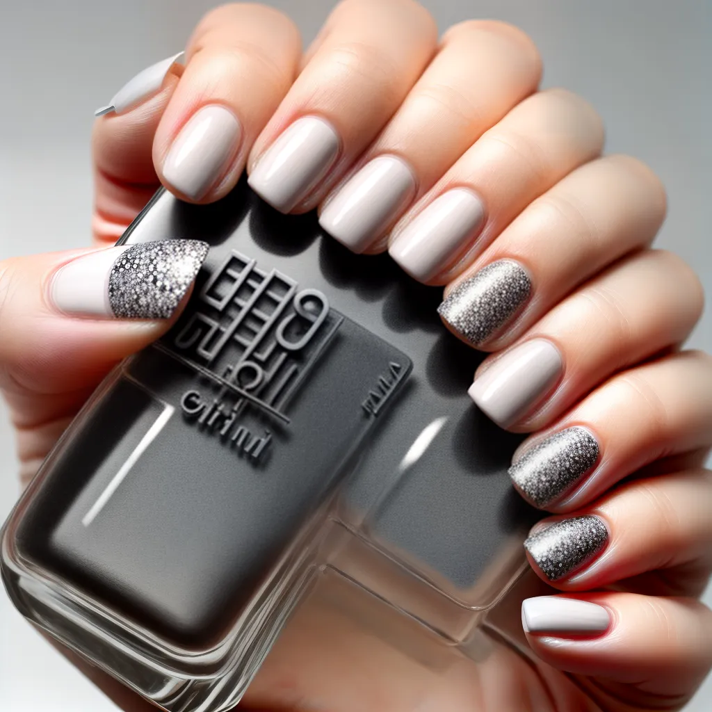 unhas marmore efeito elegante
