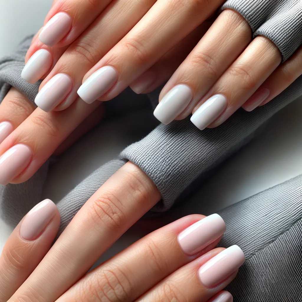 unhas marmorizadas elegantes