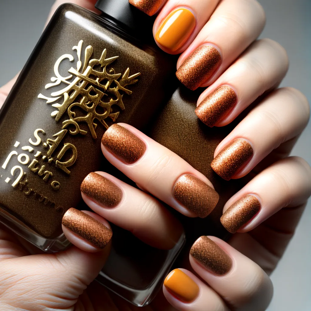 unhas outono tematico designs