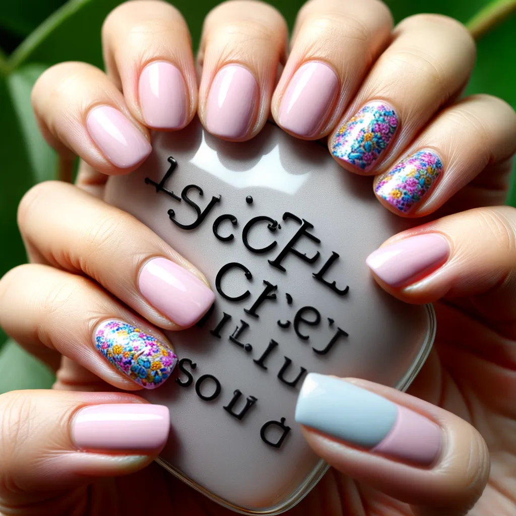 unhas natureza flores borboletas 2