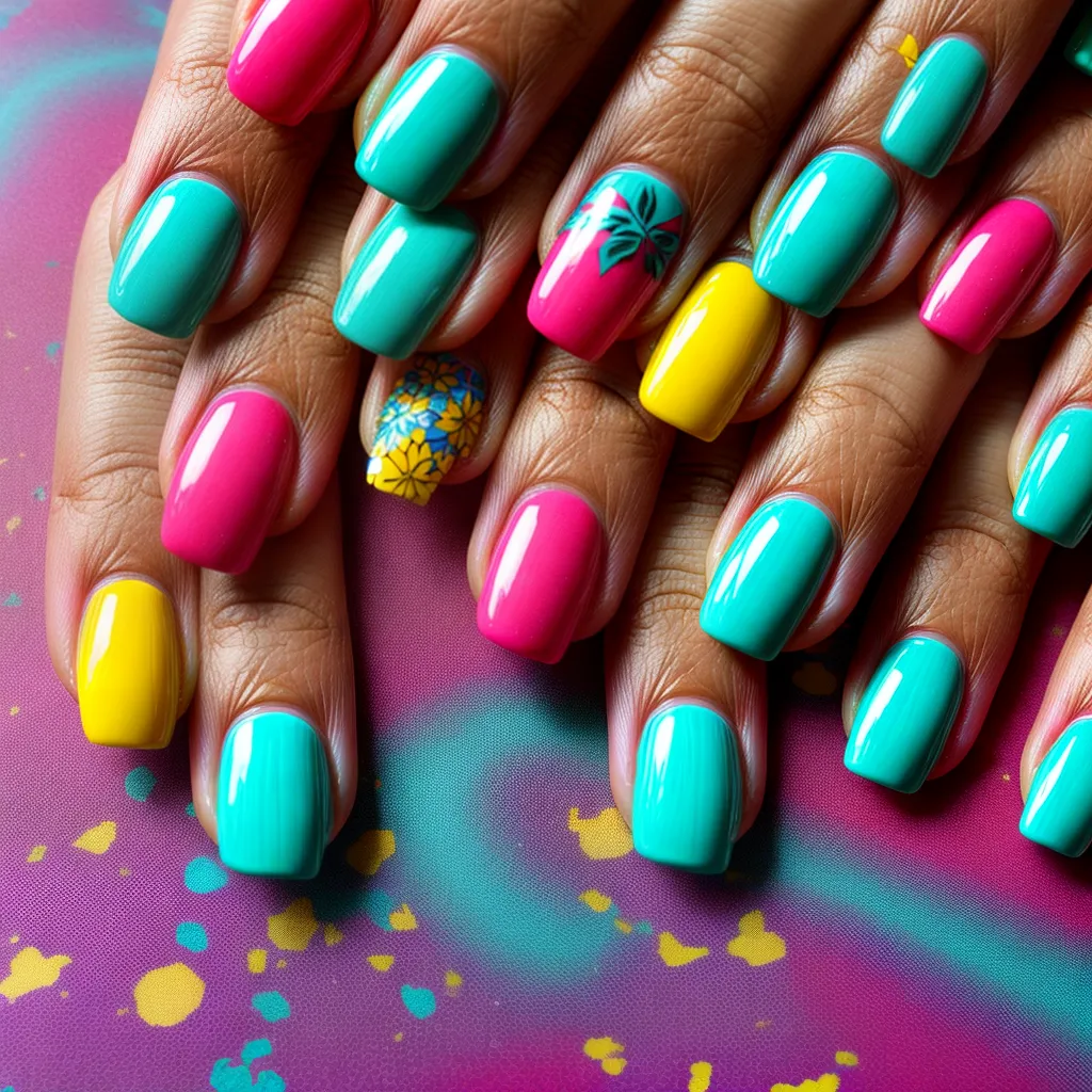 unhas decoradas mosaico artistico unhas decoradas mosaico artistico