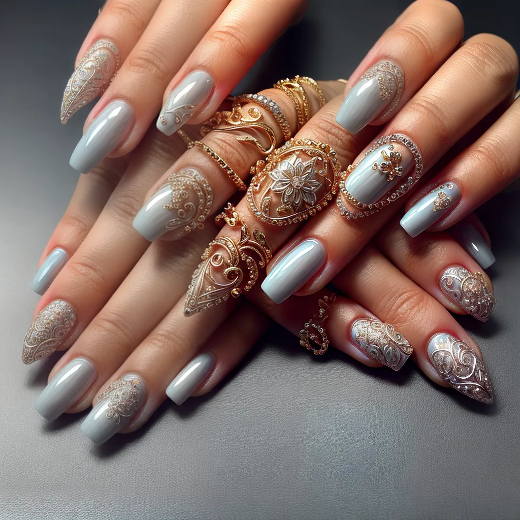 unhas filigree arte elegante