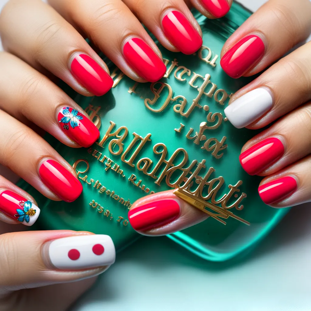 unhas pin up coloridas manicure perfeita