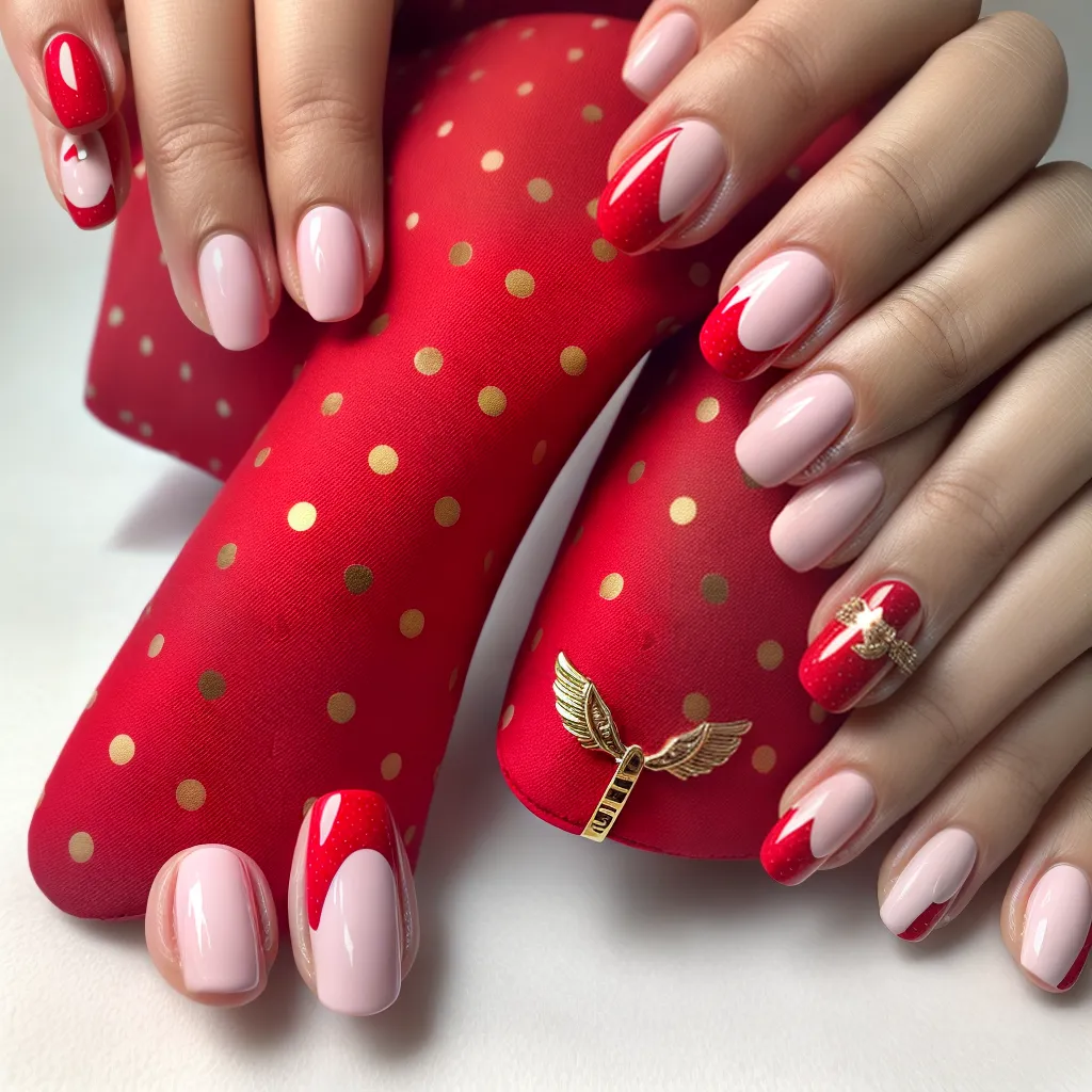 unhas vermelhas pinup retro