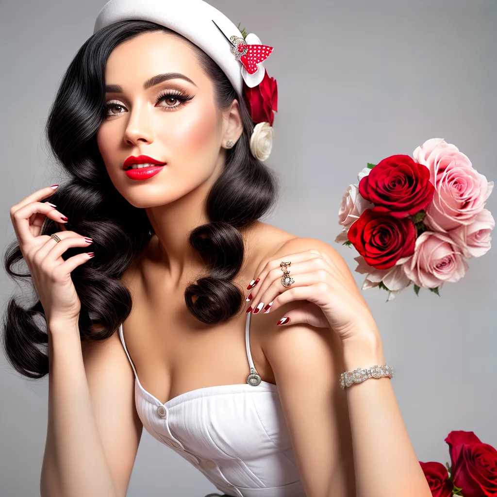 unhas pin up manicure retro