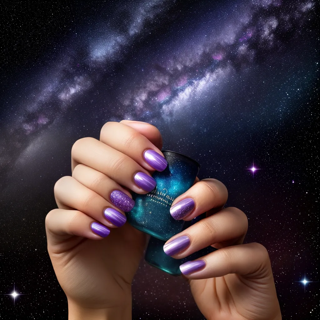 unhas galaxia celestial design unhas galaxia celestial design