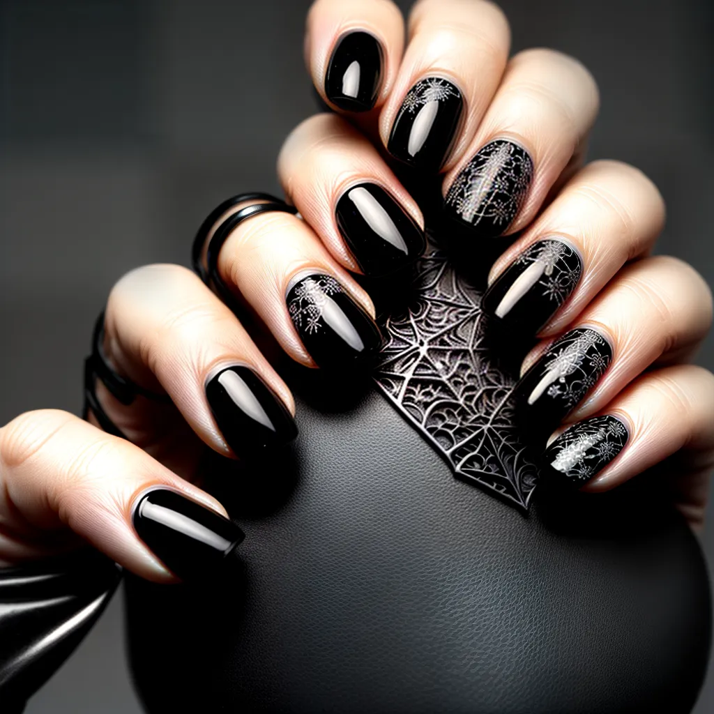 unhas aranha design halloween unhas aranha design halloween