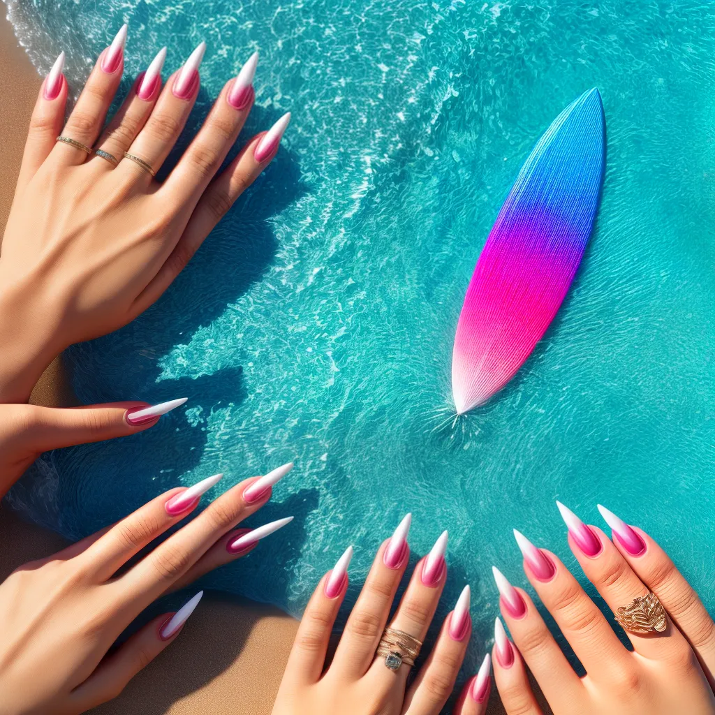 unhas decoradas verao praia unhas decoradas verao praia