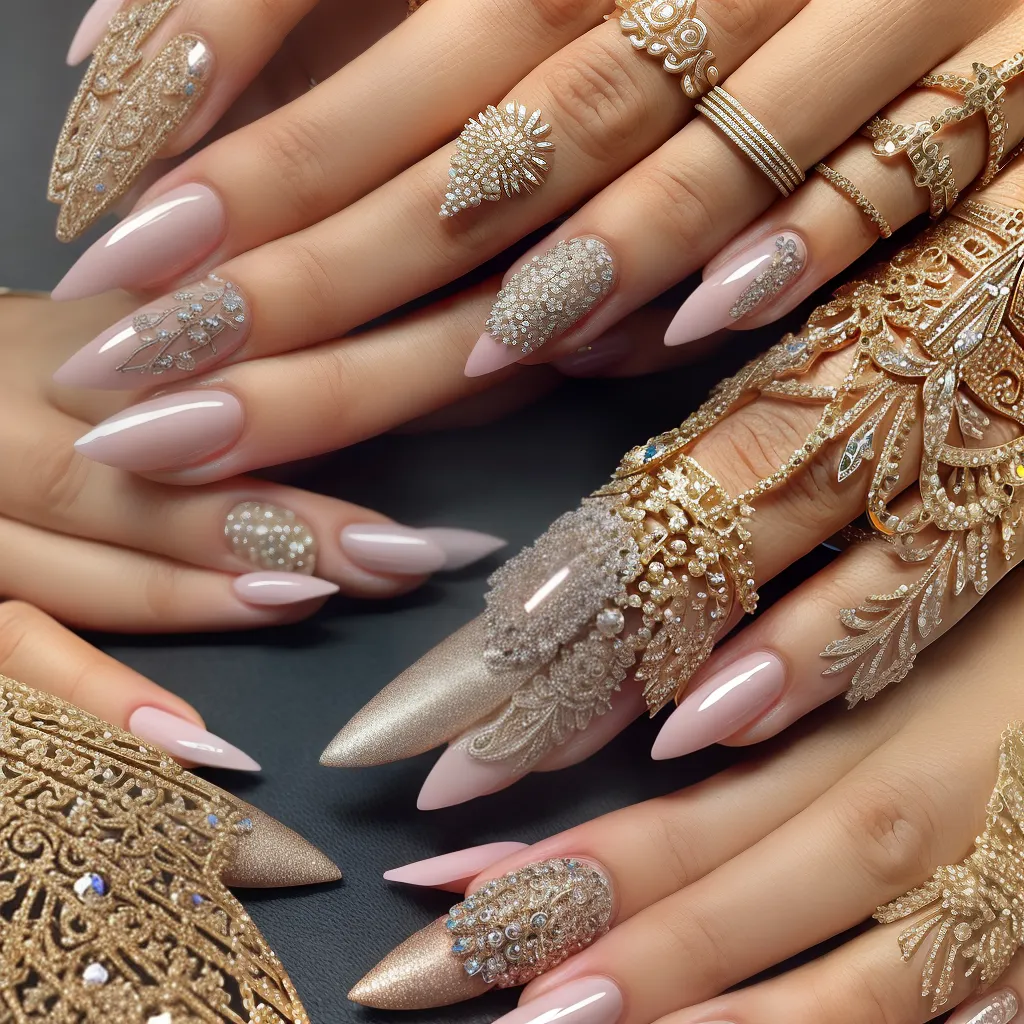 unhas art deco sofisticacao unhas art deco sofisticacao