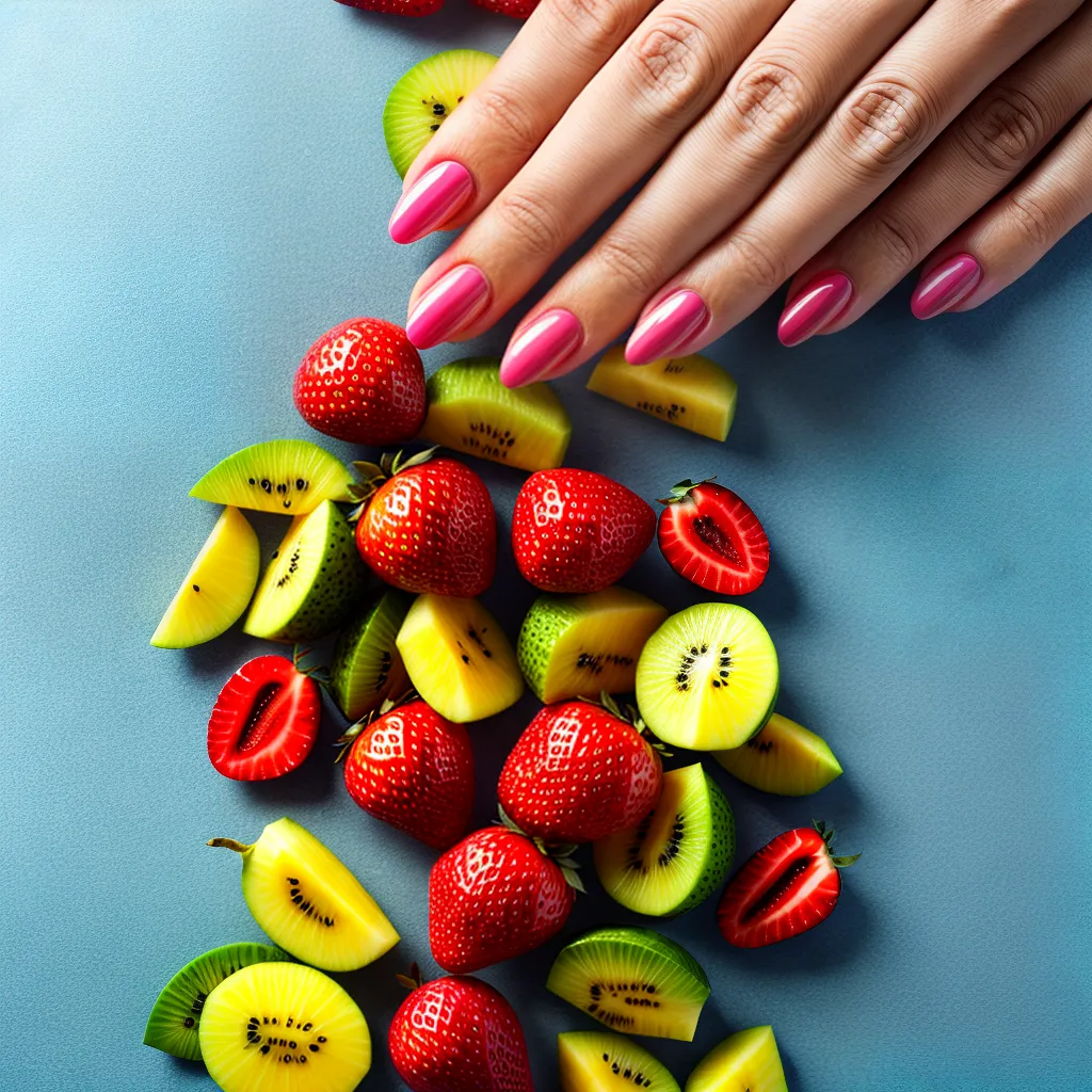 unhas frutas verao coloridas unhas frutas verao coloridas