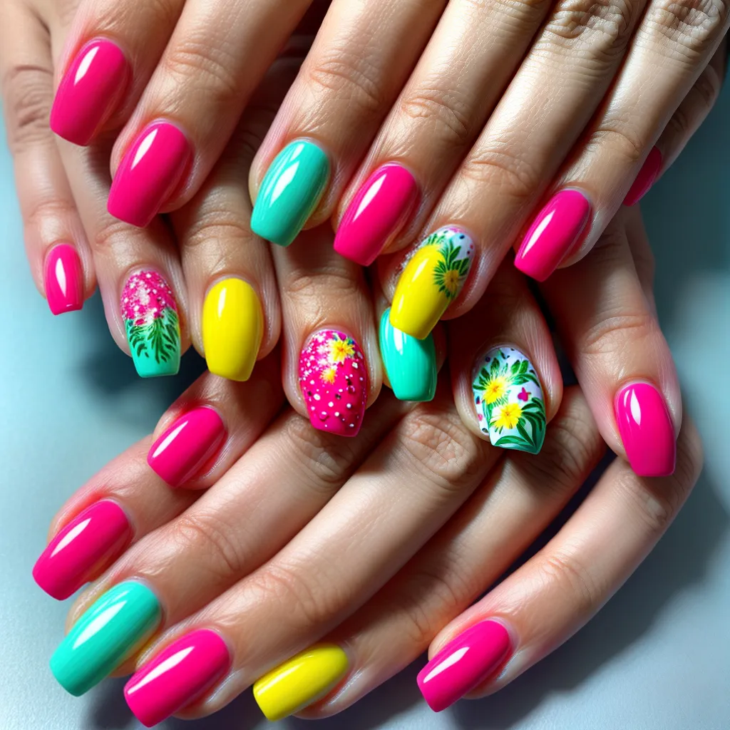 unhas decoradas frutas verao unhas decoradas frutas verao