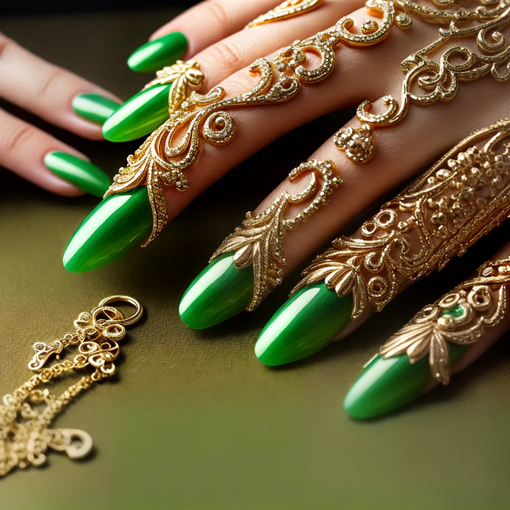 unhas elficas designs encantadores