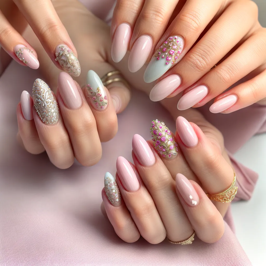 unhas decoradas cha festa 1 unhas decoradas cha festa 1