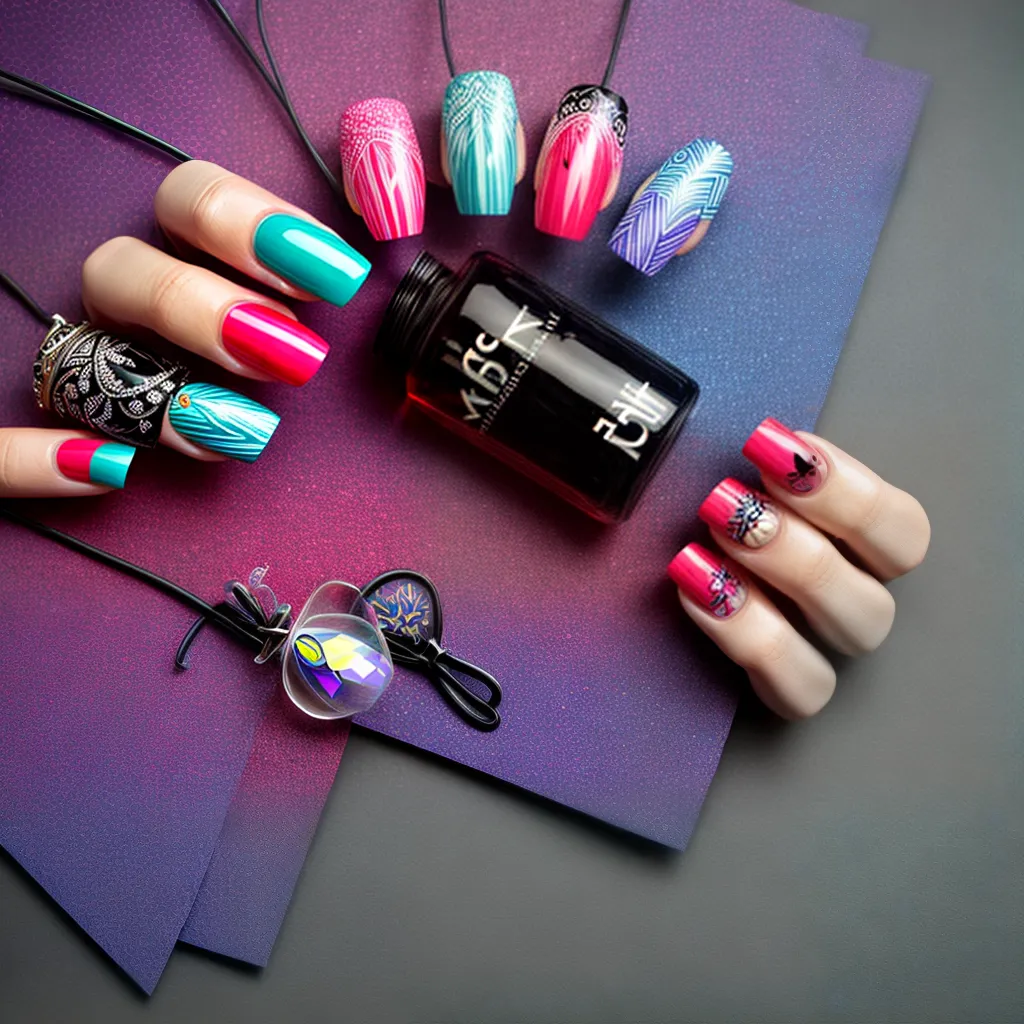 unhas arte ilusao optica