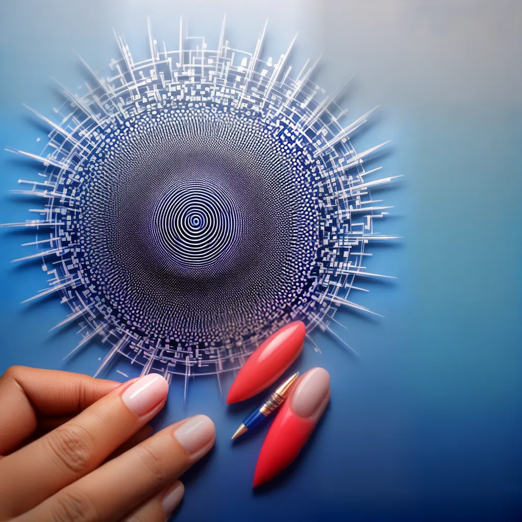 unhas ilusao geometrica pintura