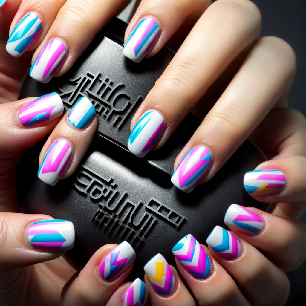 unhas ilusao optica design intrincado