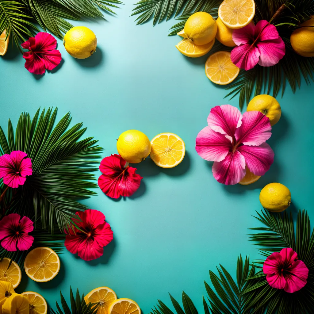 unhas tropicais festivas frutas folhas unhas tropicais festivas frutas folhas