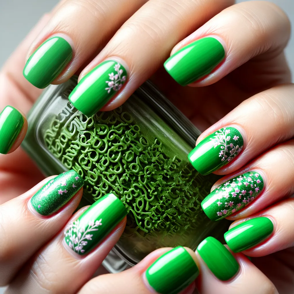 unhas manicure cactos suculentas